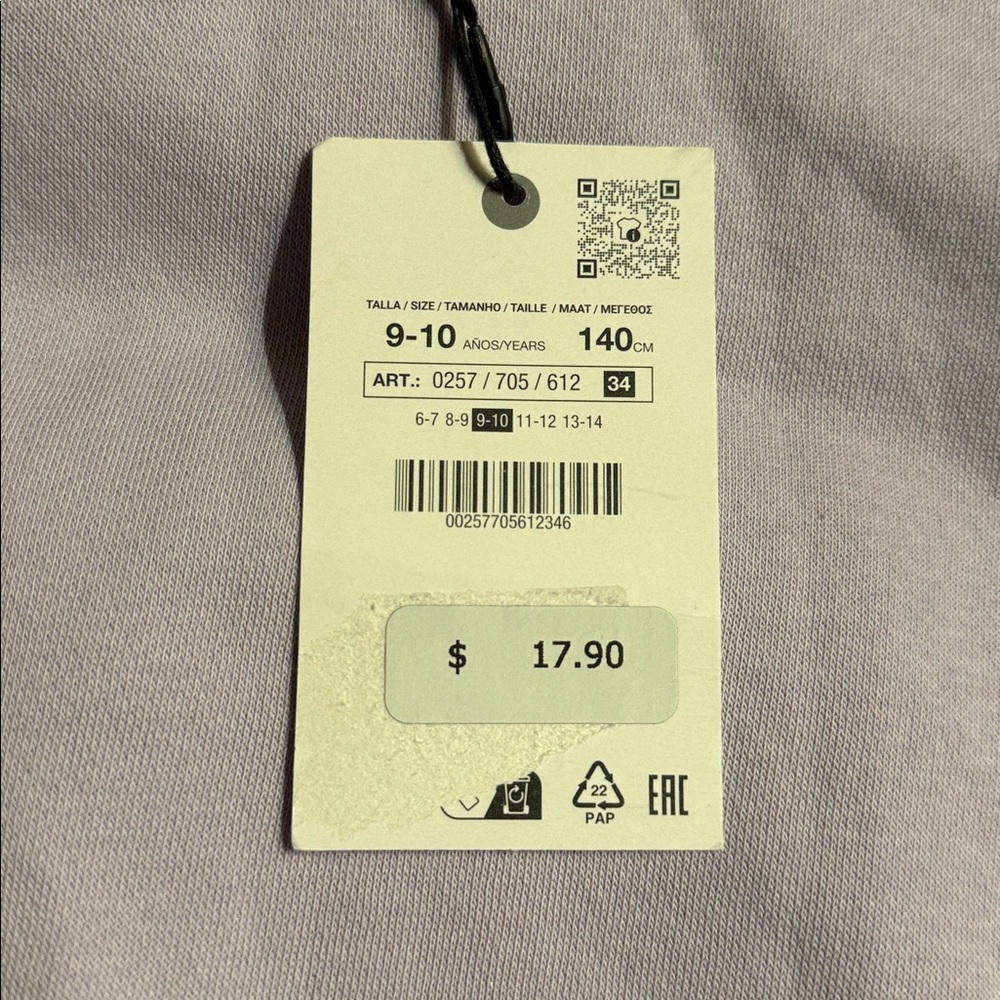 Zara Girls Sweatshirt Size 9-10 - Picture 2 of 6